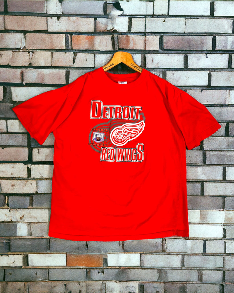 1990s Detroit Red Wings Graphic Tee -Large