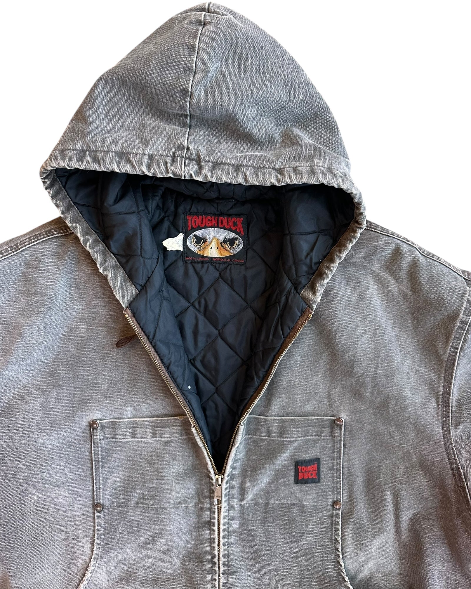 Walls Workwear Men's Insulated Flex Duck Hooded Jacket Coat