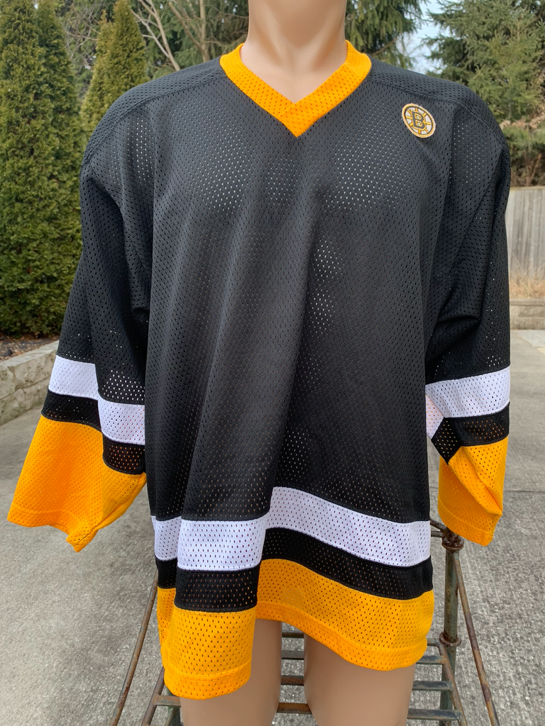 1990s Boston Bruins Trimark Practice Jersey -Medium