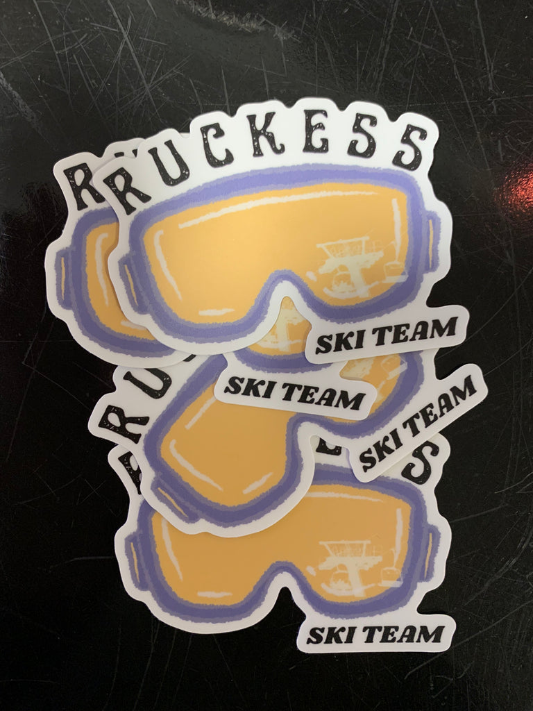 Ruckess Ski team Sticker