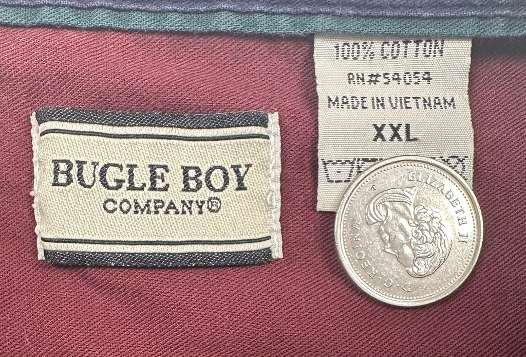 Vintage Bugle Boy Button Up Shirt (XXL)