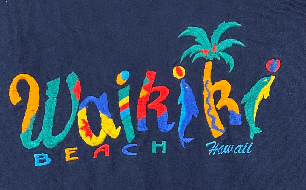 1990s Waikiki Beach, Hawaii Tee (XXL)