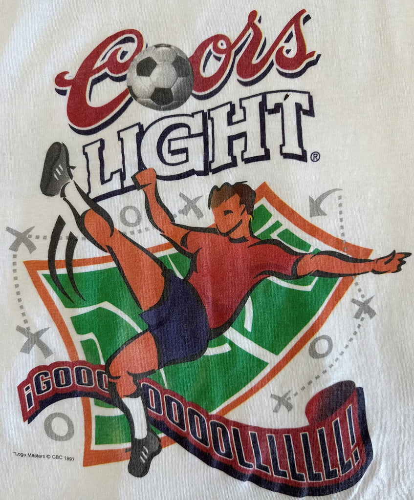 1997 Coors Light Soccer Tee -XXL