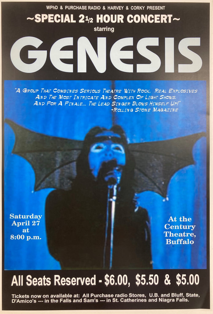 Genesis Concert Poster