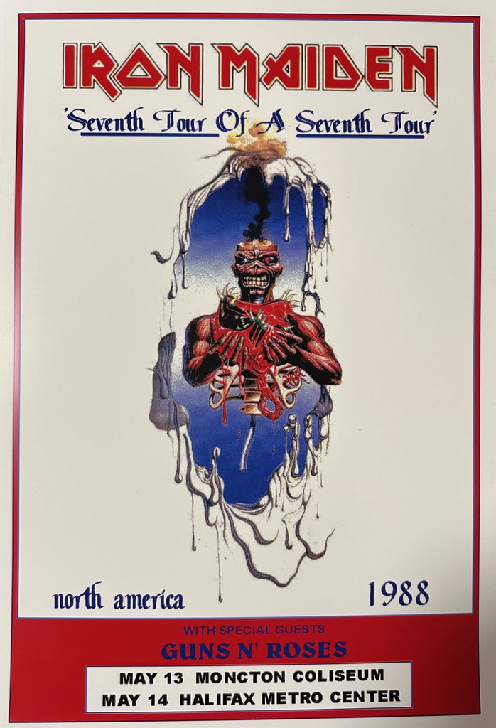1988 Iron Madien With Guns N' Roses Tour
