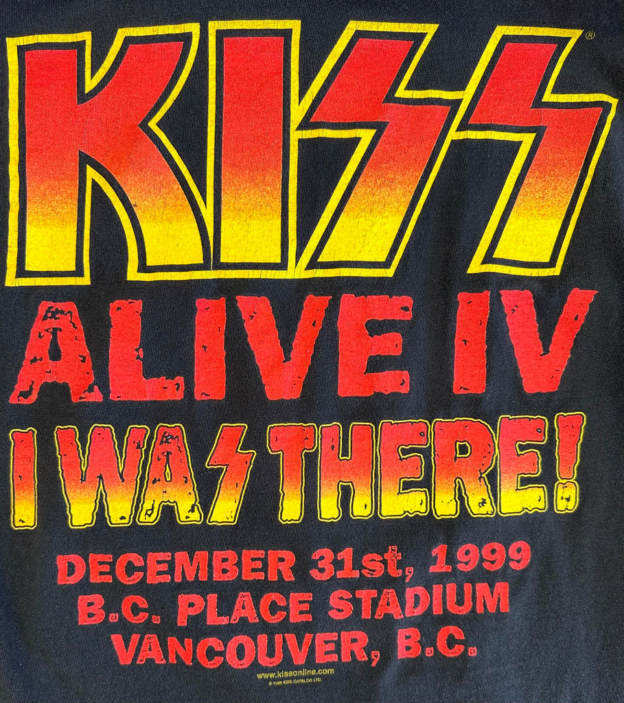 1999 KISS Alive IV "I Was There" Concert Tee
