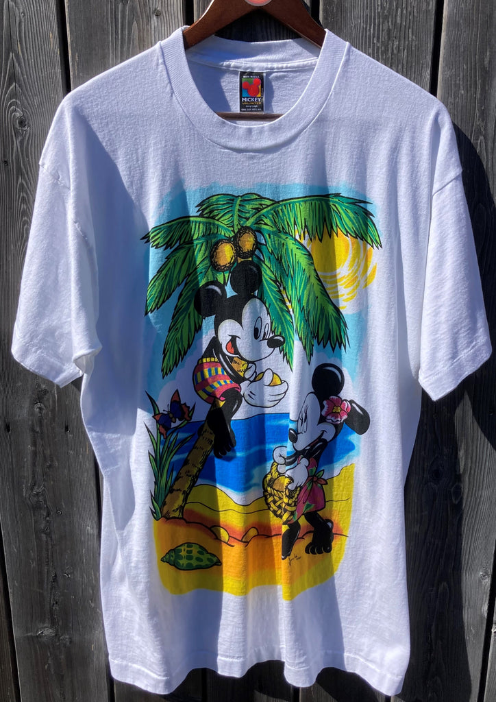 90s Mickey & Minnie Beach Tee