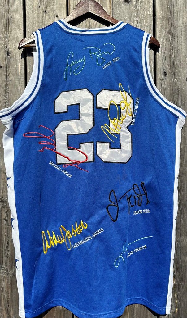 Vintage NBA MVP Signature Series Basketball Jersey -XL