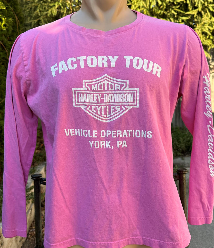 Vintage Harley Davidson Factory Tour Long Sleeve (XL/Lg)