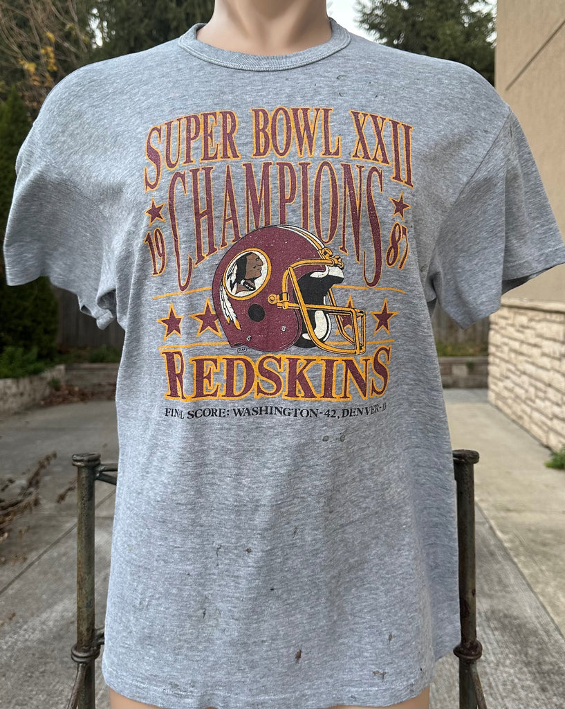 1987 Washington Redskins Super Bowl Champs Tee (XL/Lg)