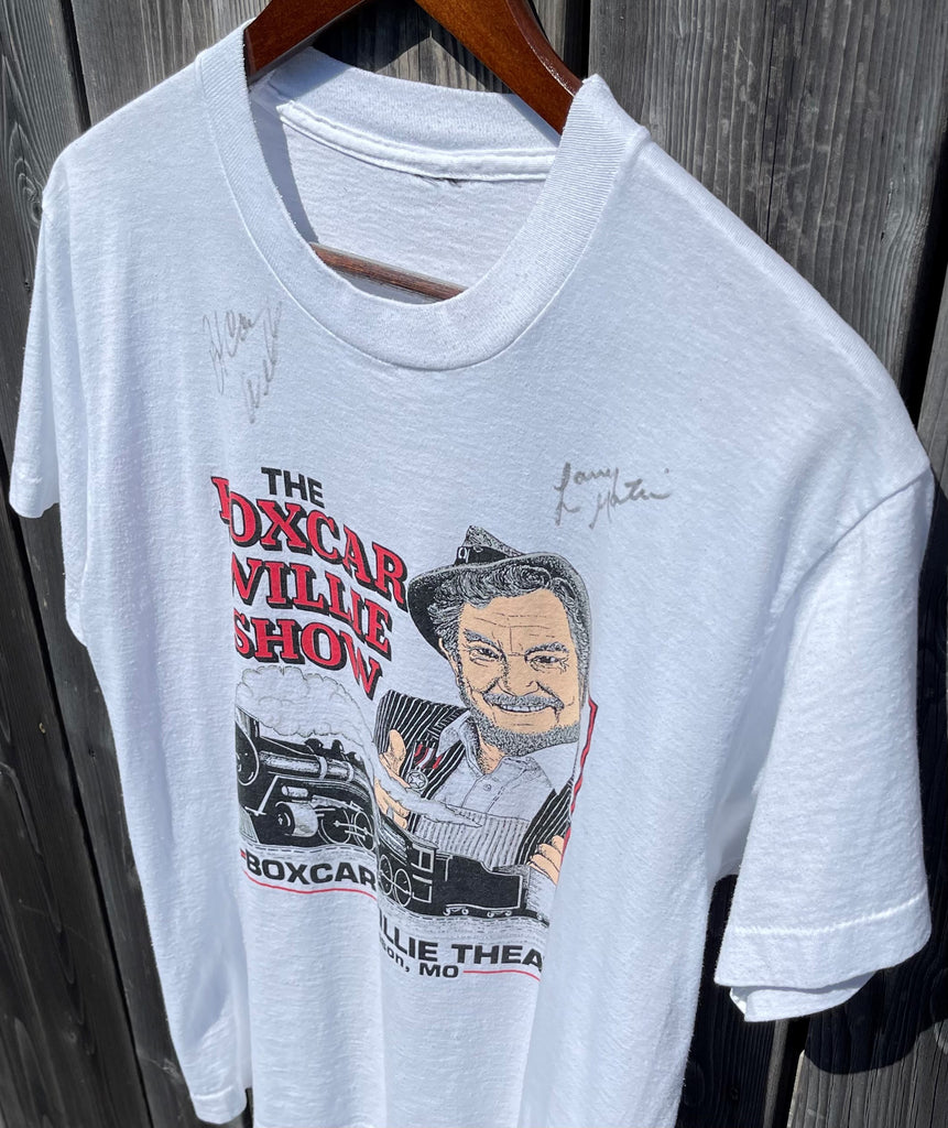 1991 Boxcar Willie Show Tee (Signed)