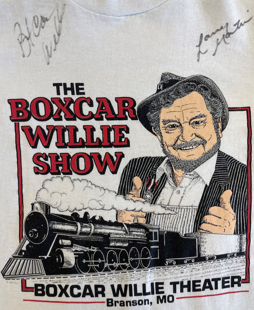 1991 Boxcar Willie Show Tee (Signed)
